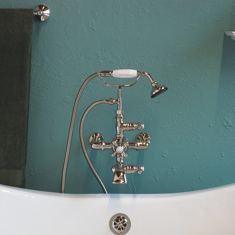 Thermostatic Wall Mount Tub Faucet w/ Handheld P0894 | Strom Living - Tub Fillers