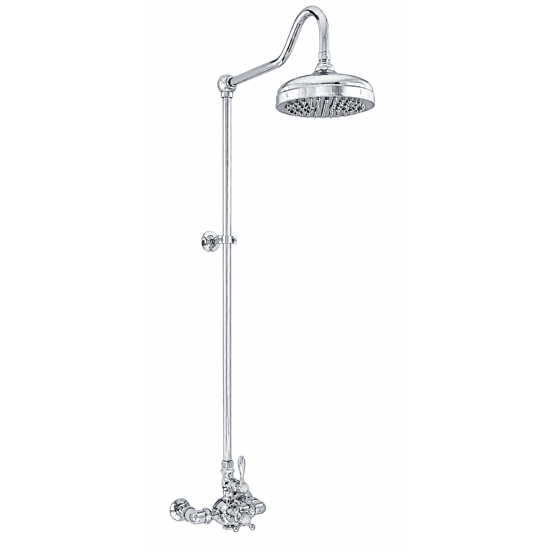 Exposed Thermostatic Shower System P0901 | Strom Living Chrome - Showers