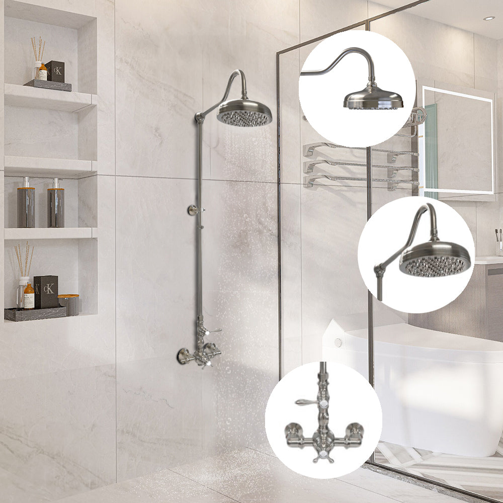 Exposed Thermostatic Shower System P0901 | Strom Living - Showers