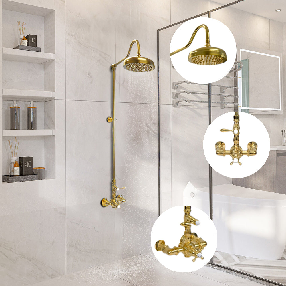 Exposed Thermostatic Shower System P0901 | Strom Living - Showers