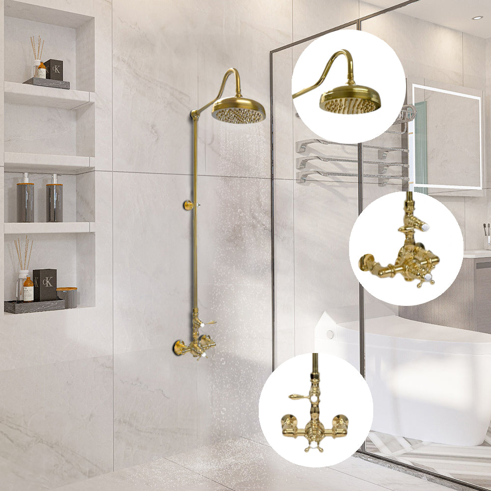Exposed Thermostatic Shower System P0901 | Strom Living - Showers