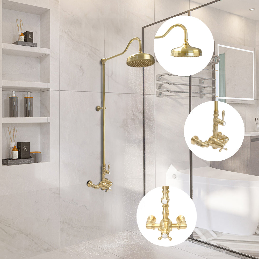 Exposed Thermostatic Shower System P0901 | Strom Living - Showers