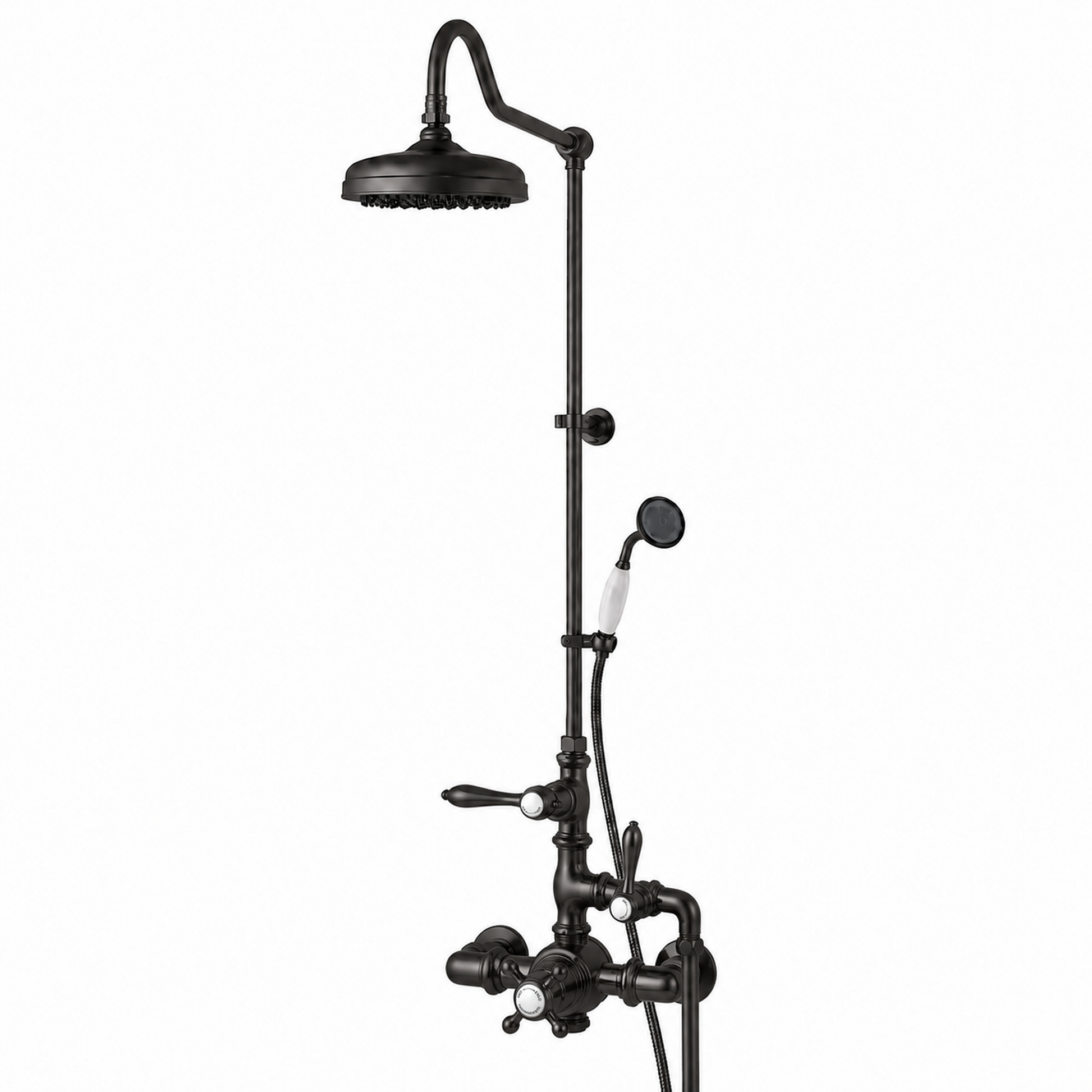 Exposed Thermostatic Shower and Handheld P0902 | Strom Living - Showers