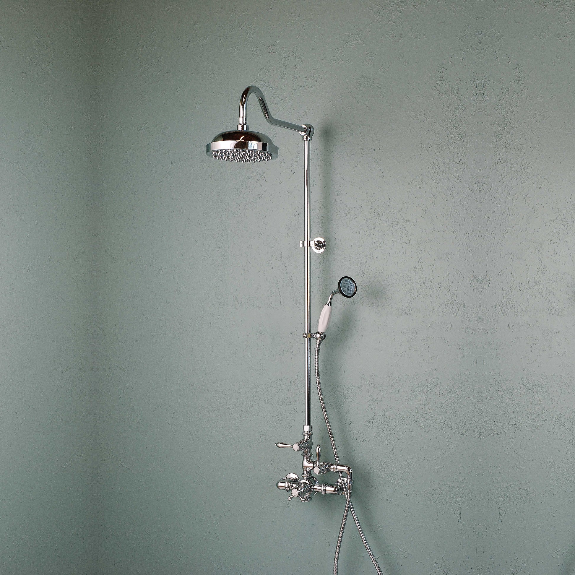 Exposed Thermostatic Shower and Handheld P0902 | Strom Living - Showers