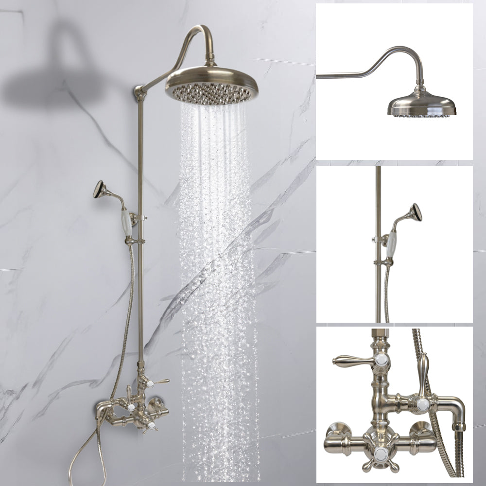 Exposed Thermostatic Shower and Handheld P0902 | Strom Living - Showers