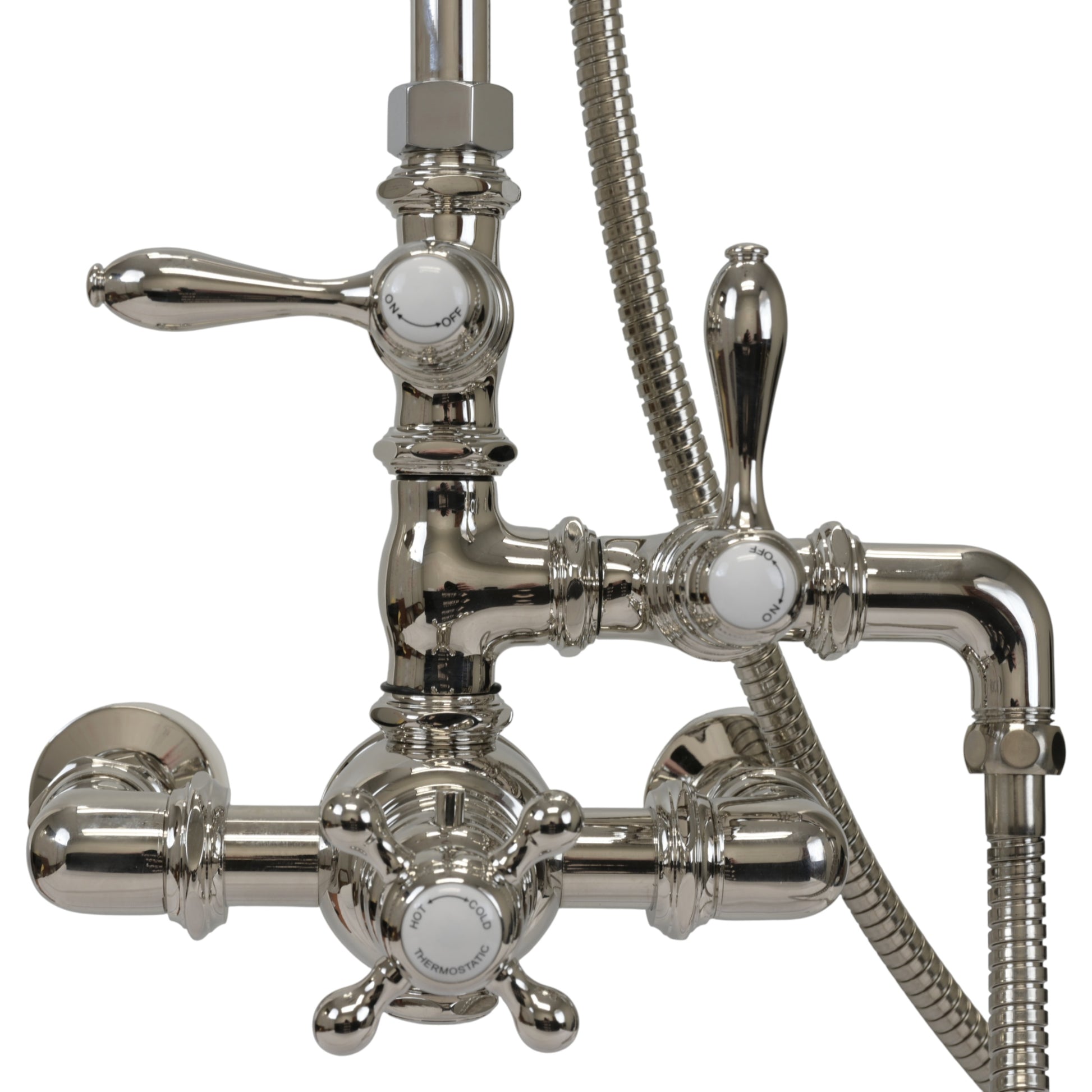 Exposed Thermostatic Shower and Handheld P0902 | Strom Living - Showers