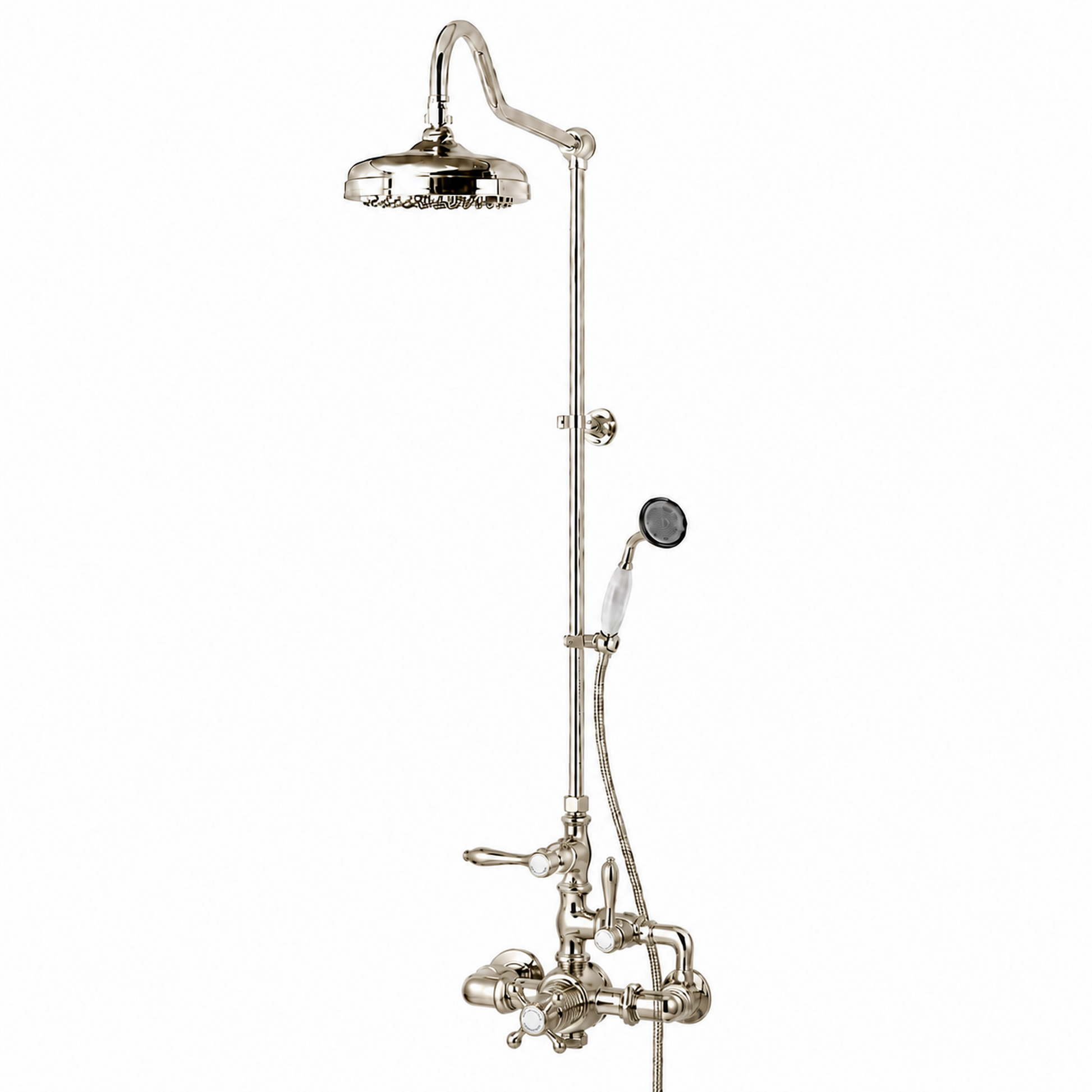 Exposed Thermostatic Shower and Handheld P0902 | Strom Living - Showers