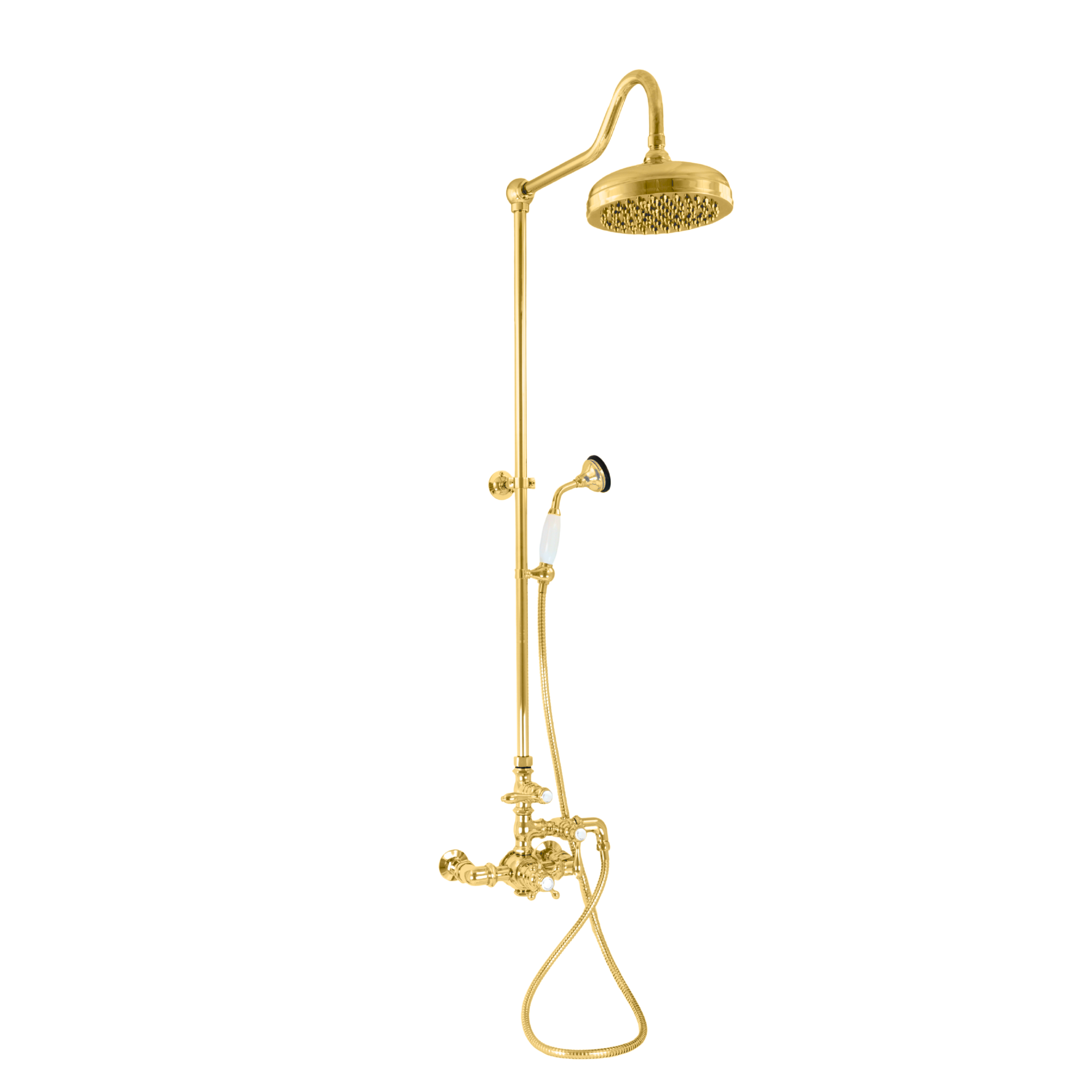 Exposed Thermostatic Shower and Handheld P0902 | Strom Living - Showers