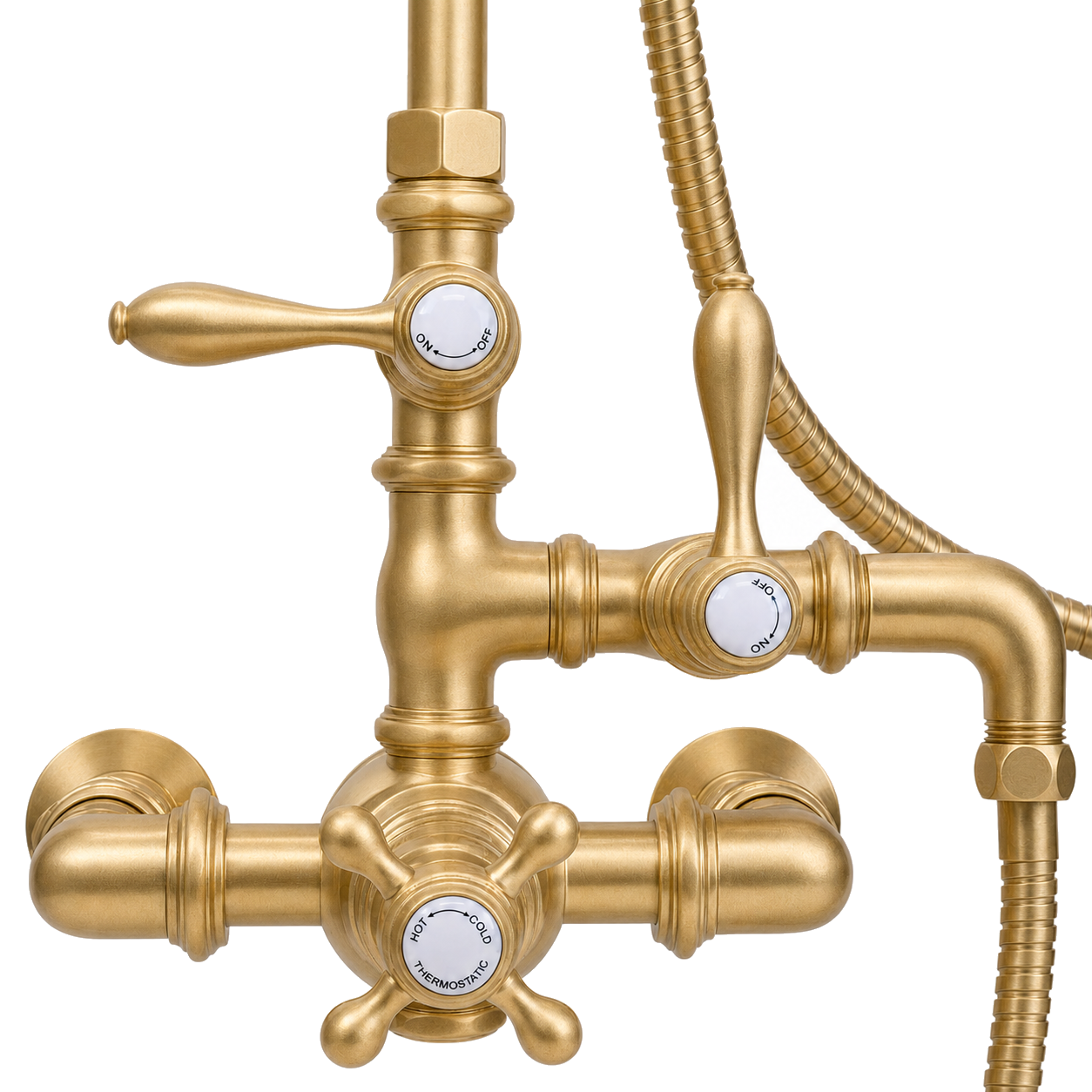 Exposed Thermostatic Shower and Handheld P0902 | Strom Living - Showers