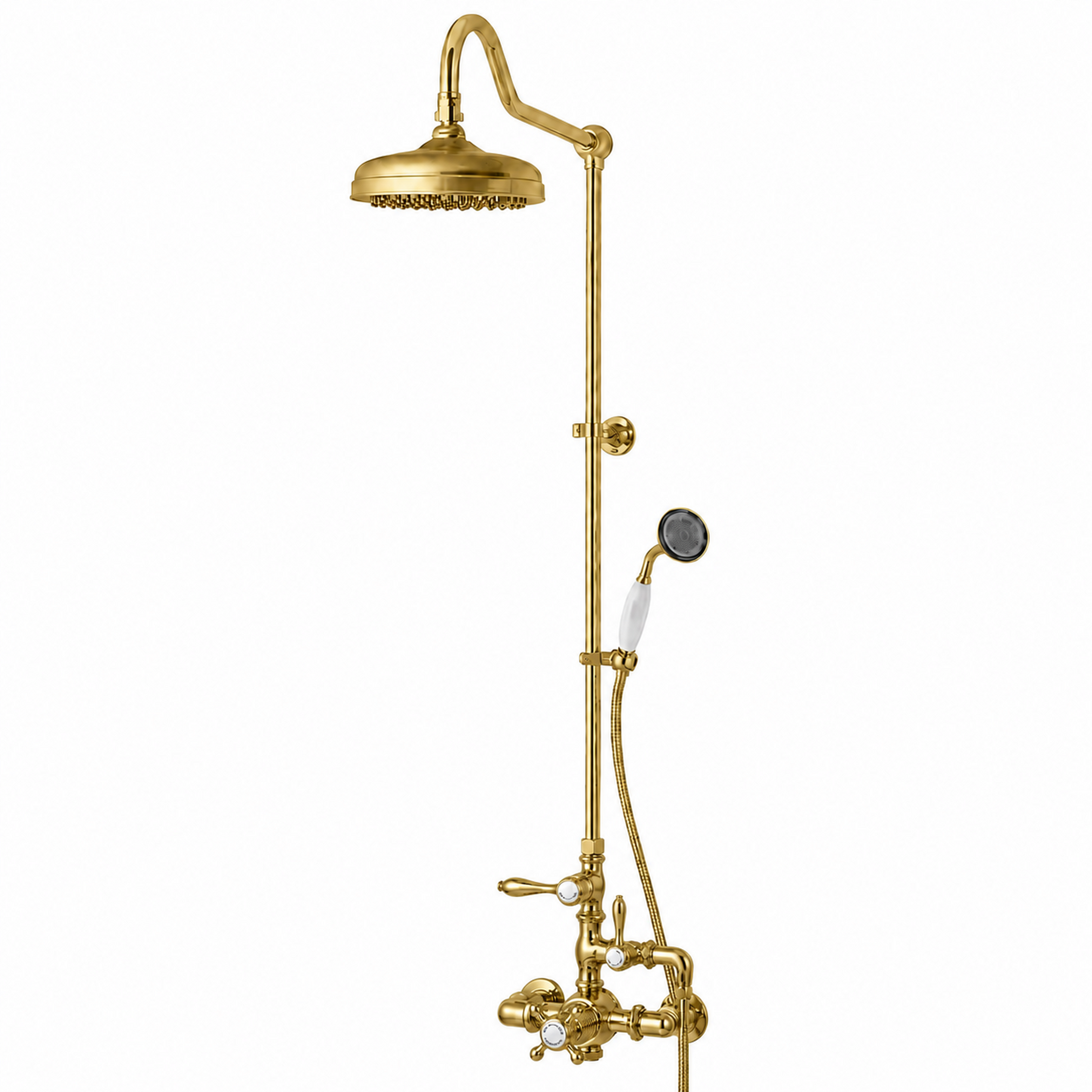 Exposed Thermostatic Shower and Handheld P0902 | Strom Living - Showers