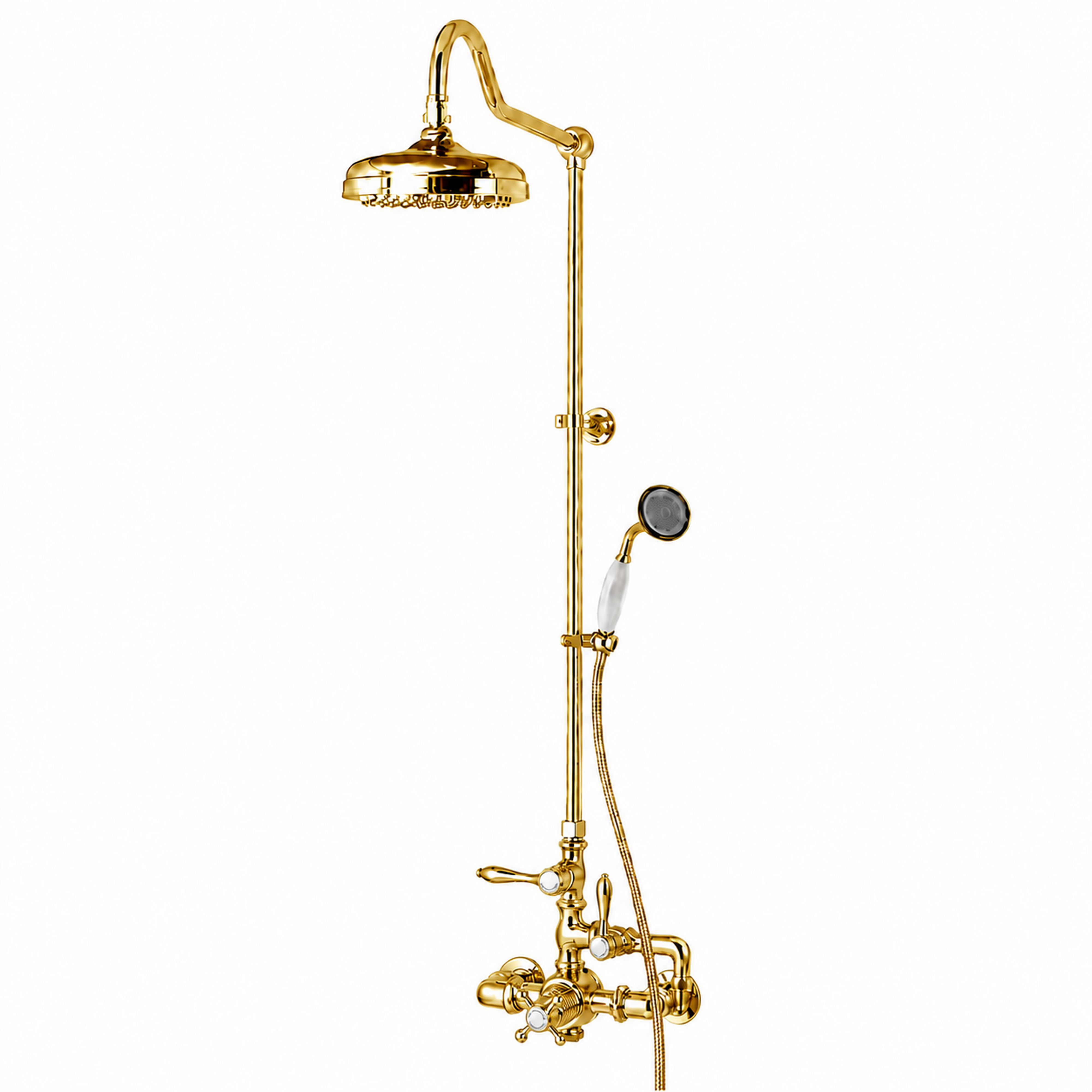 Exposed Thermostatic Shower and Handheld P0902 | Strom Living - Showers