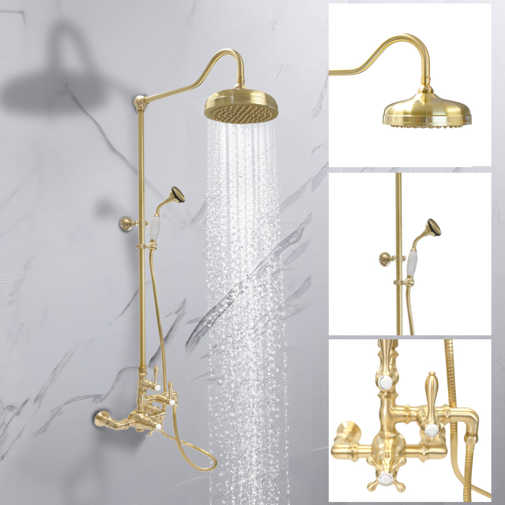 Exposed Thermostatic Shower and Handheld P0902 | Strom Living - Showers