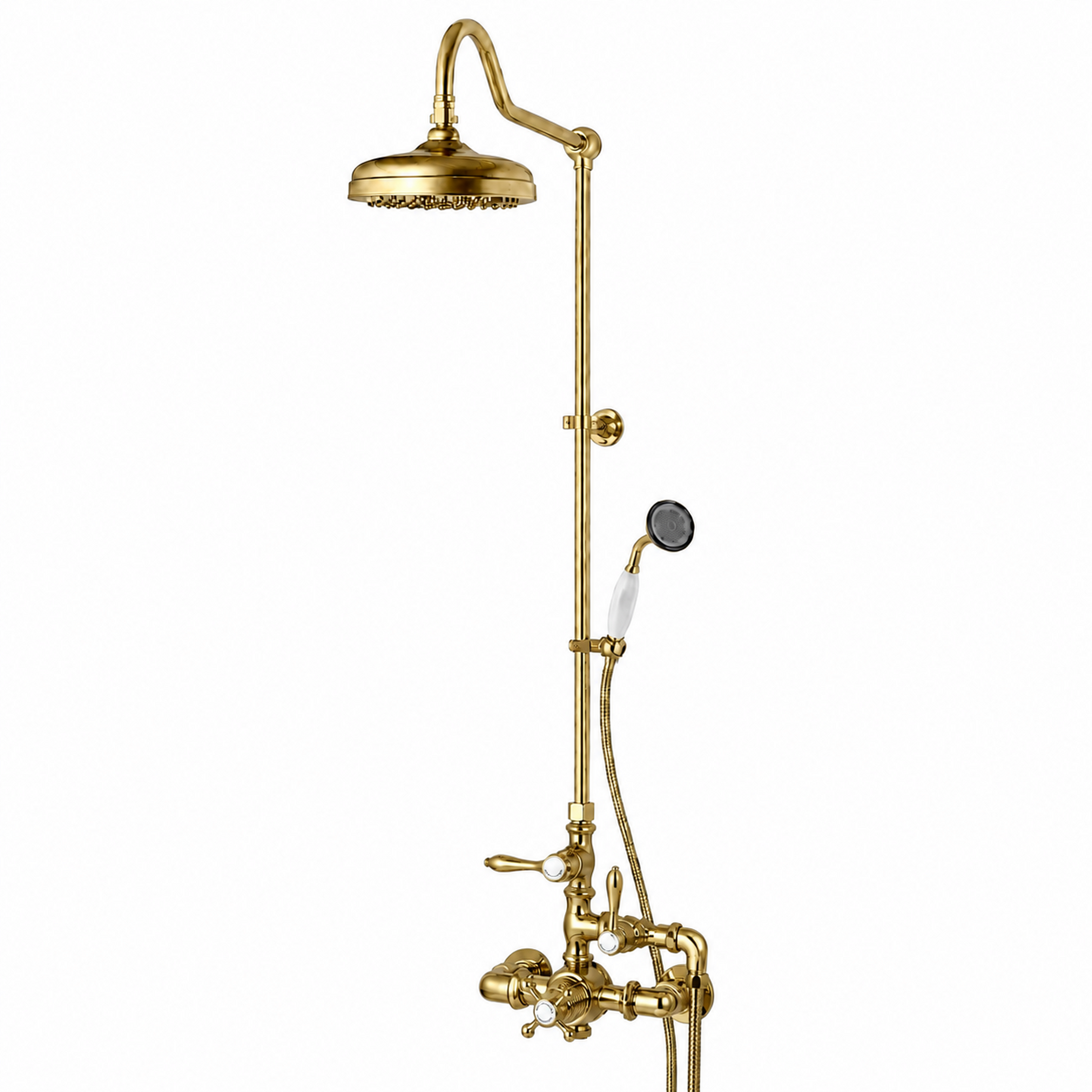Exposed Thermostatic Shower and Handheld P0902 | Strom Living - Showers