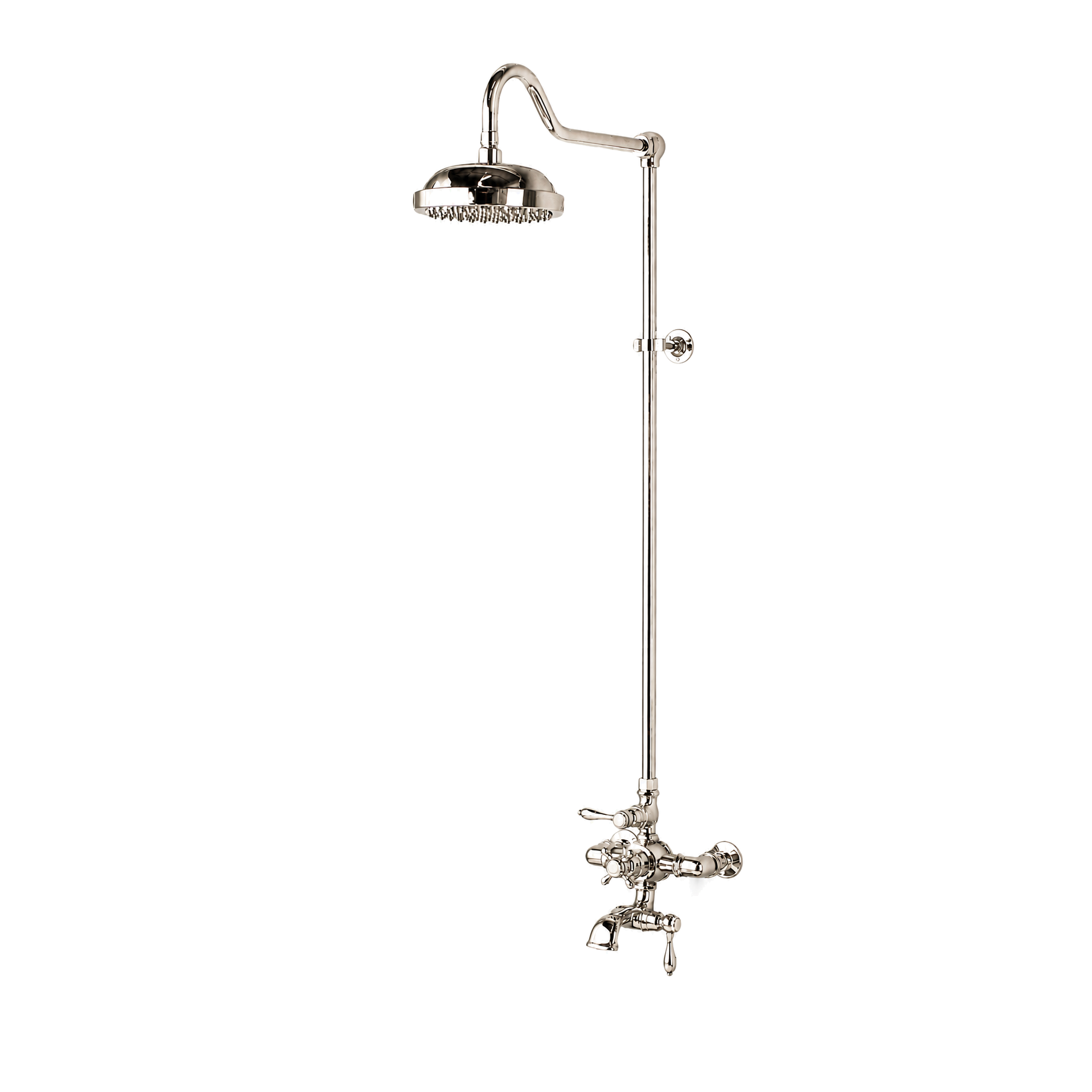 Thermostatic Shower System with Tub Spout P0903 | Strom Living Polished Nickel - Showers