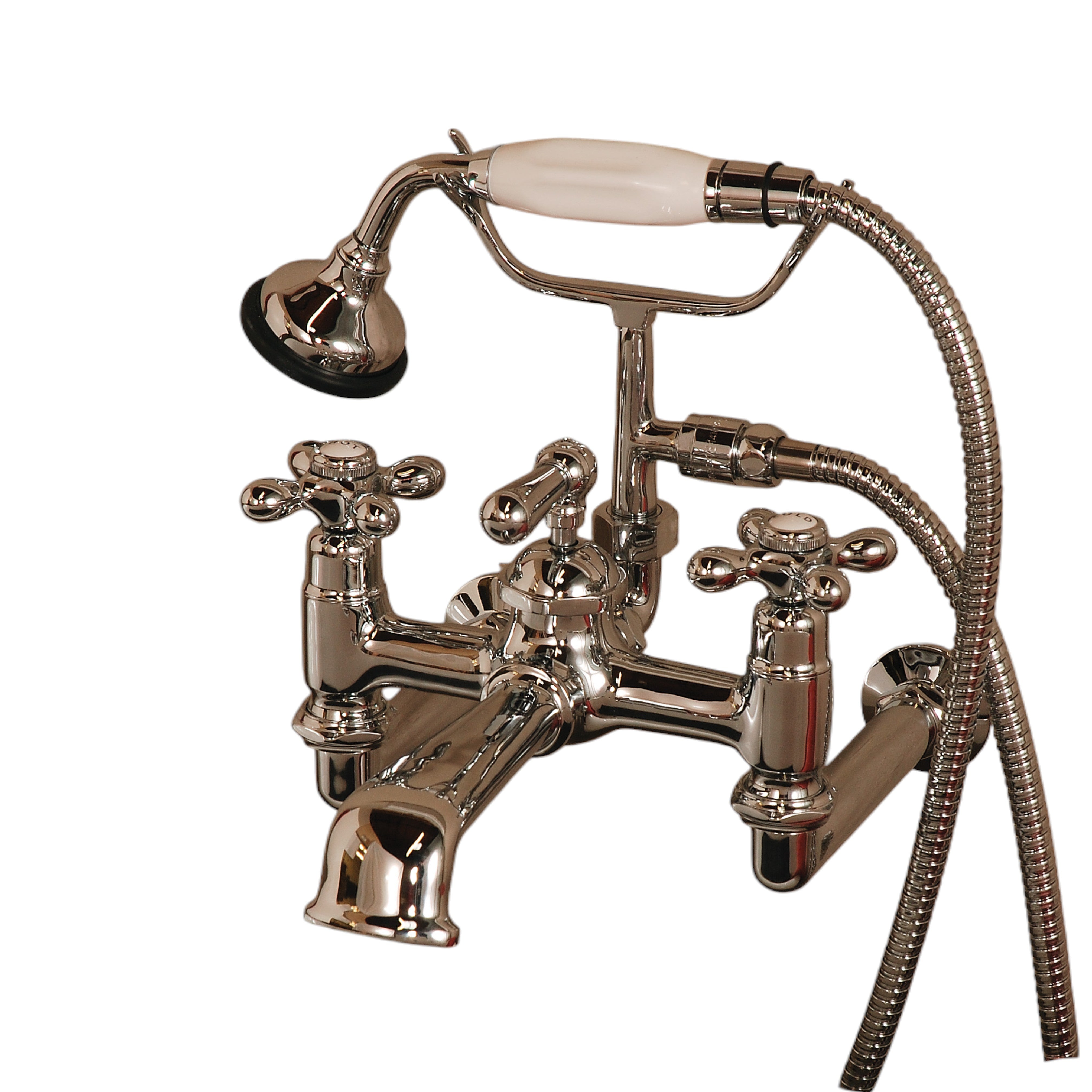 Wall Mount Faucet with Handheld Shower and Vacuum Breaker P0905 | Strom Living