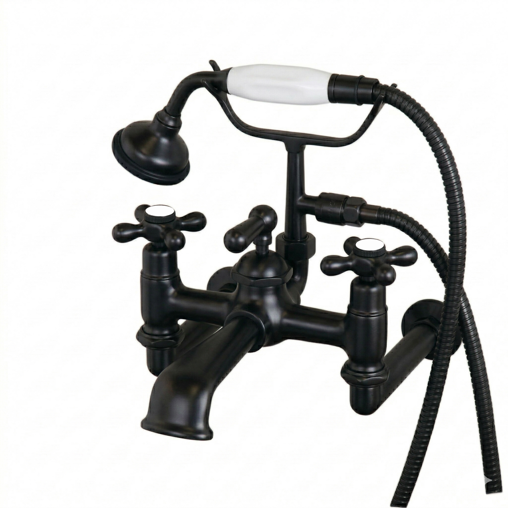 Wall Mount Tub Faucet w/ Handheld Shower P0905 | Strom Living Oil Rubbed Bronze - Tub Fillers