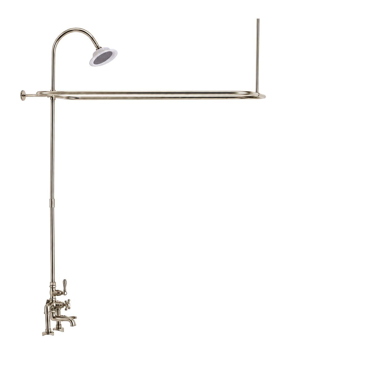 Thermostatic Tub Enclosure Shower System P0918 in Polished Nickel