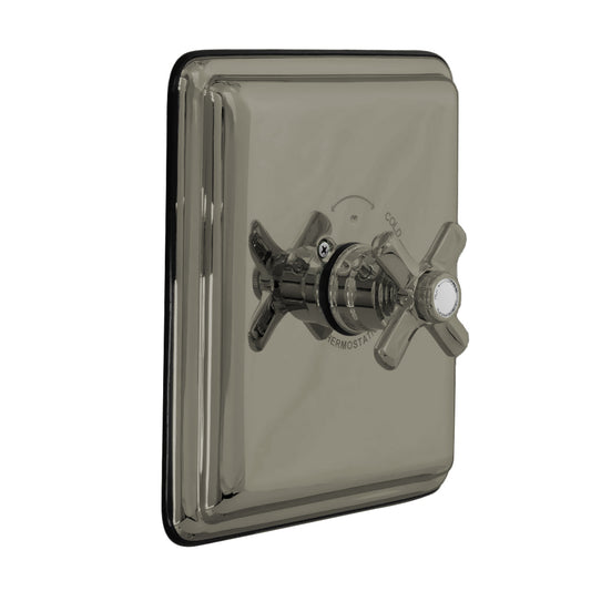 Strom Living Thermo Shower Control with Durable Brass Construction and Cross Handle
