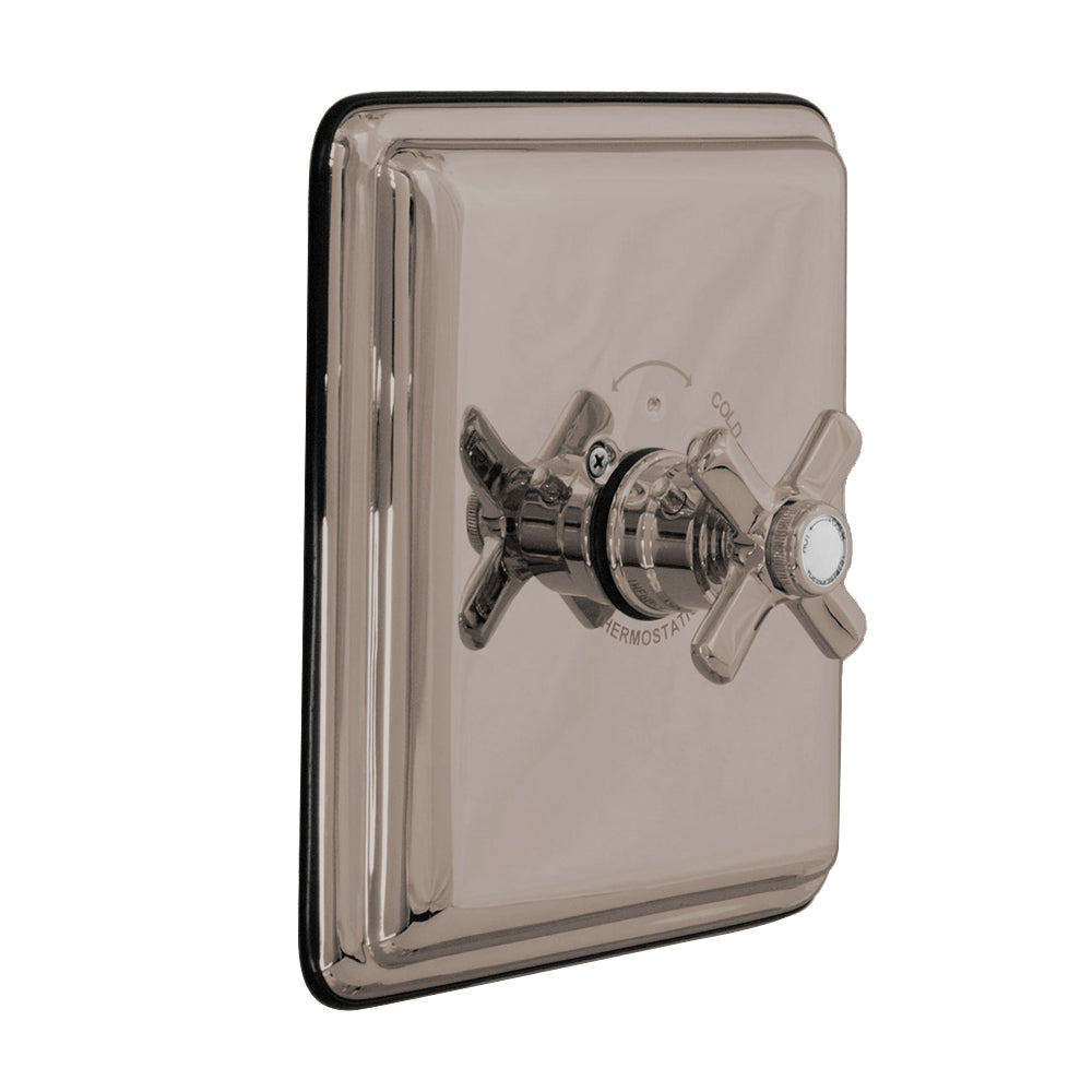 Strom Living Thermo Shower Control with Durable Brass Construction and Cross Handle - Showers