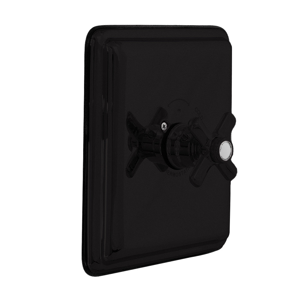 Strom Living Thermo Shower Control with Durable Brass Construction and Cross Handle - Showers