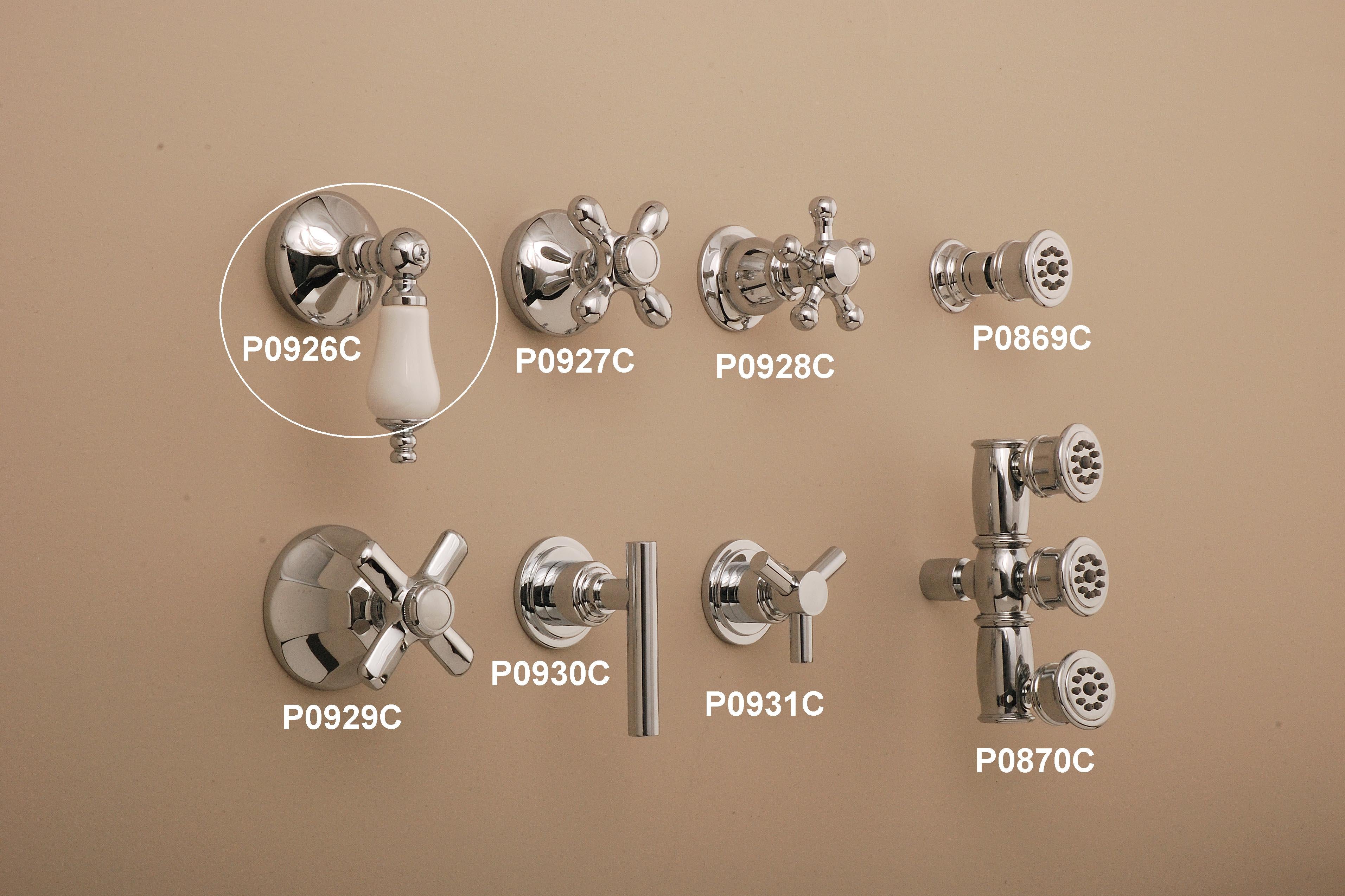 Strom Living Sacramento Trim for Volume Shower Control Value with Lever Handle P0926