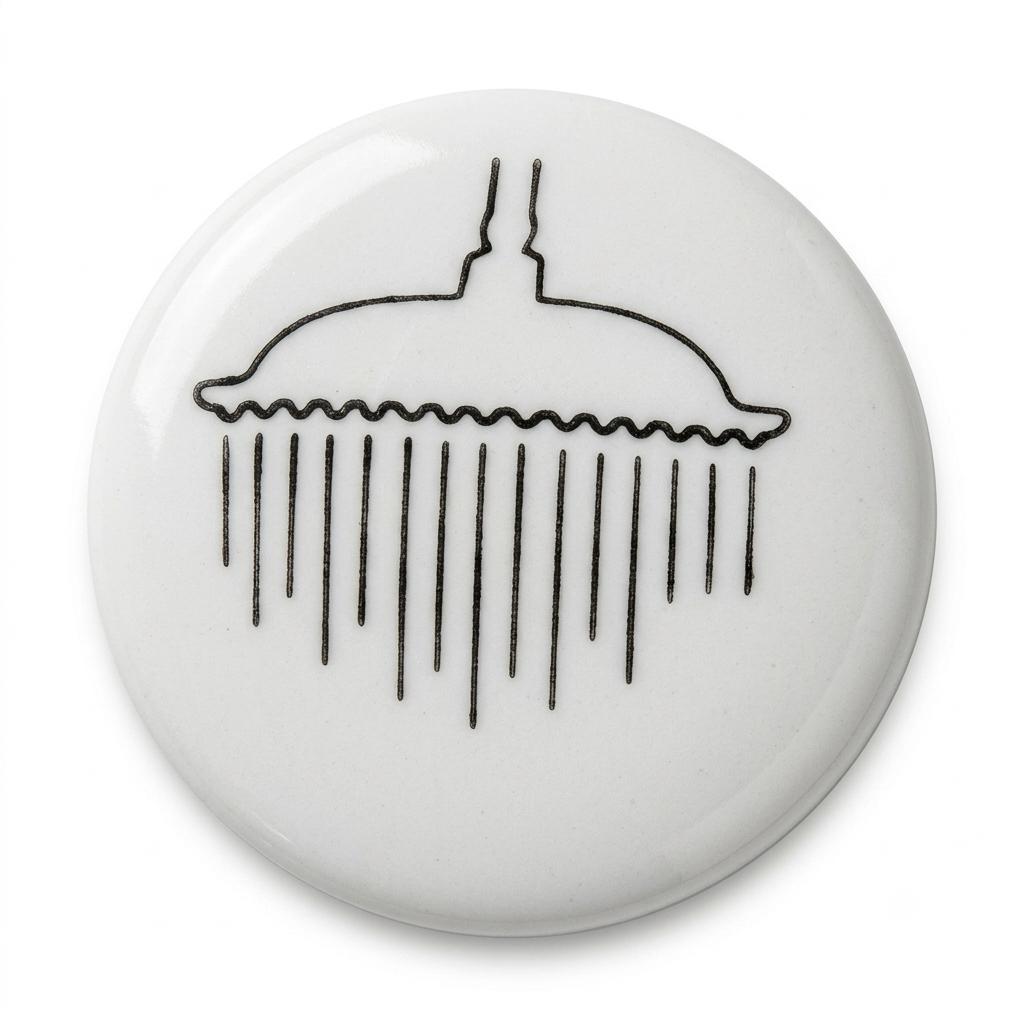 Porcelain Buttons P0932 | Strom Living Rain Head Pic - Faucet Parts