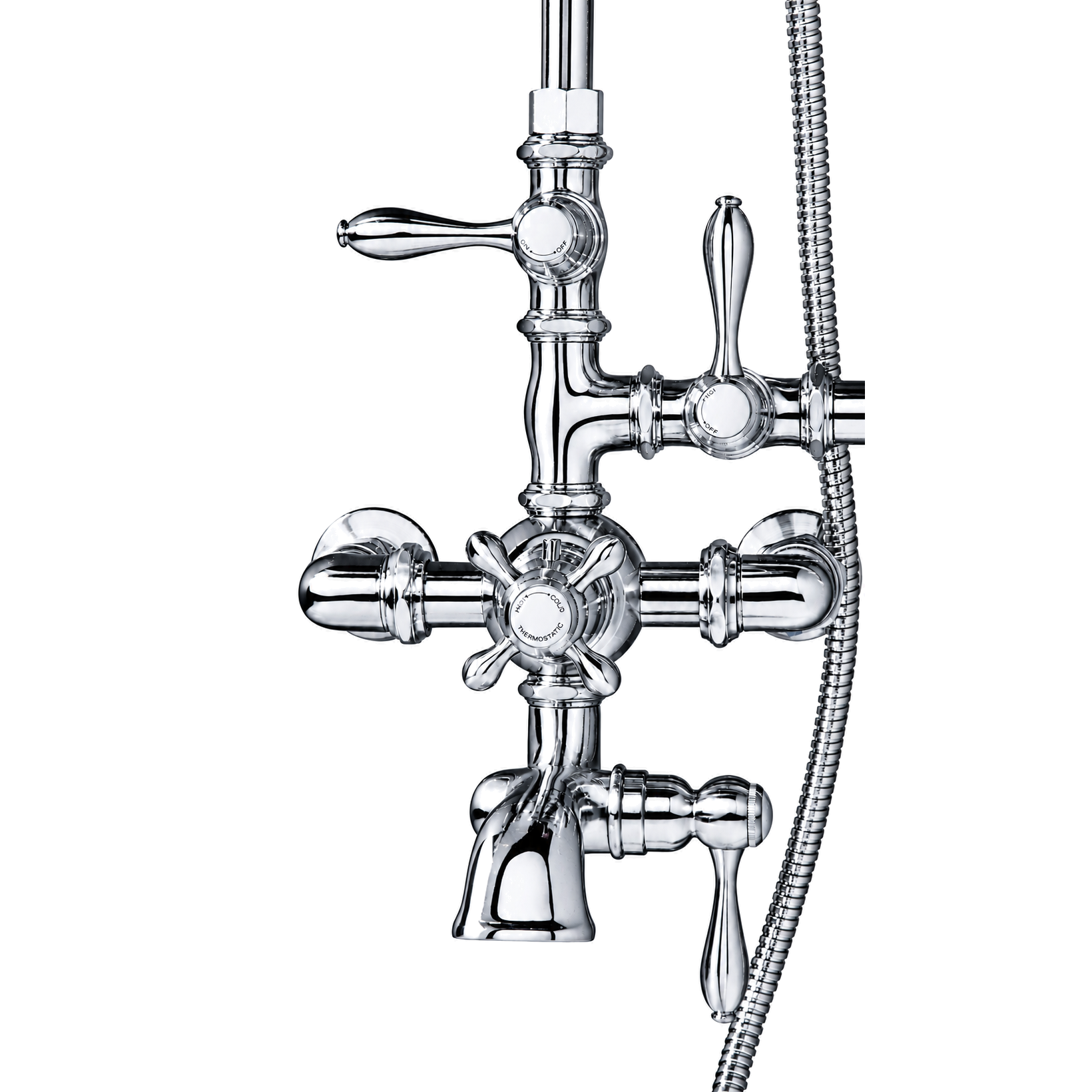 Exposed Thermostatic Tub & Shower System P0946 | Strom Living - Showers
