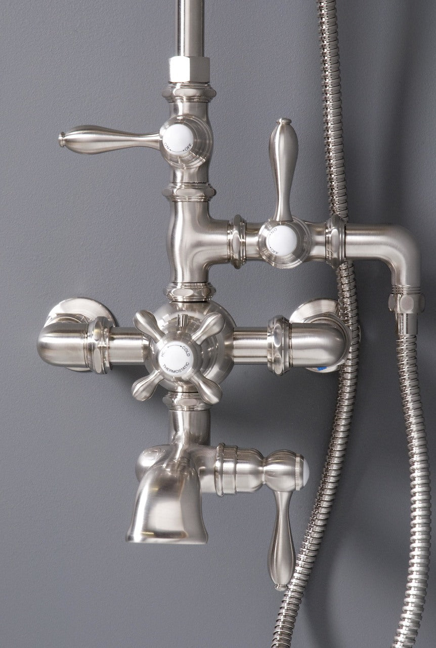 Exposed Thermostatic Tub & Shower System P0946 | Strom Living - Showers