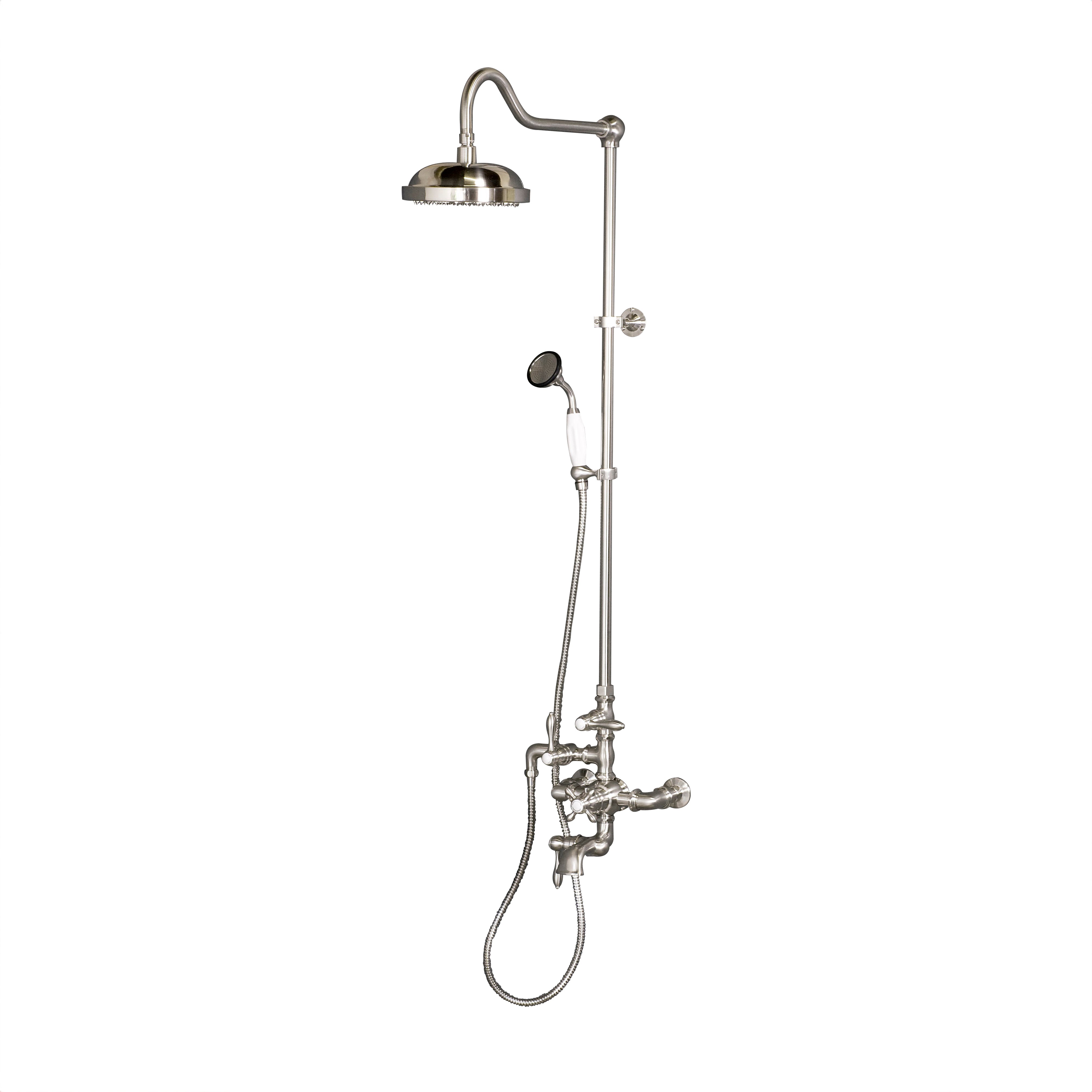 Exposed Thermostatic Tub & Shower System P0946 | Strom Living Polished Nickel - Showers