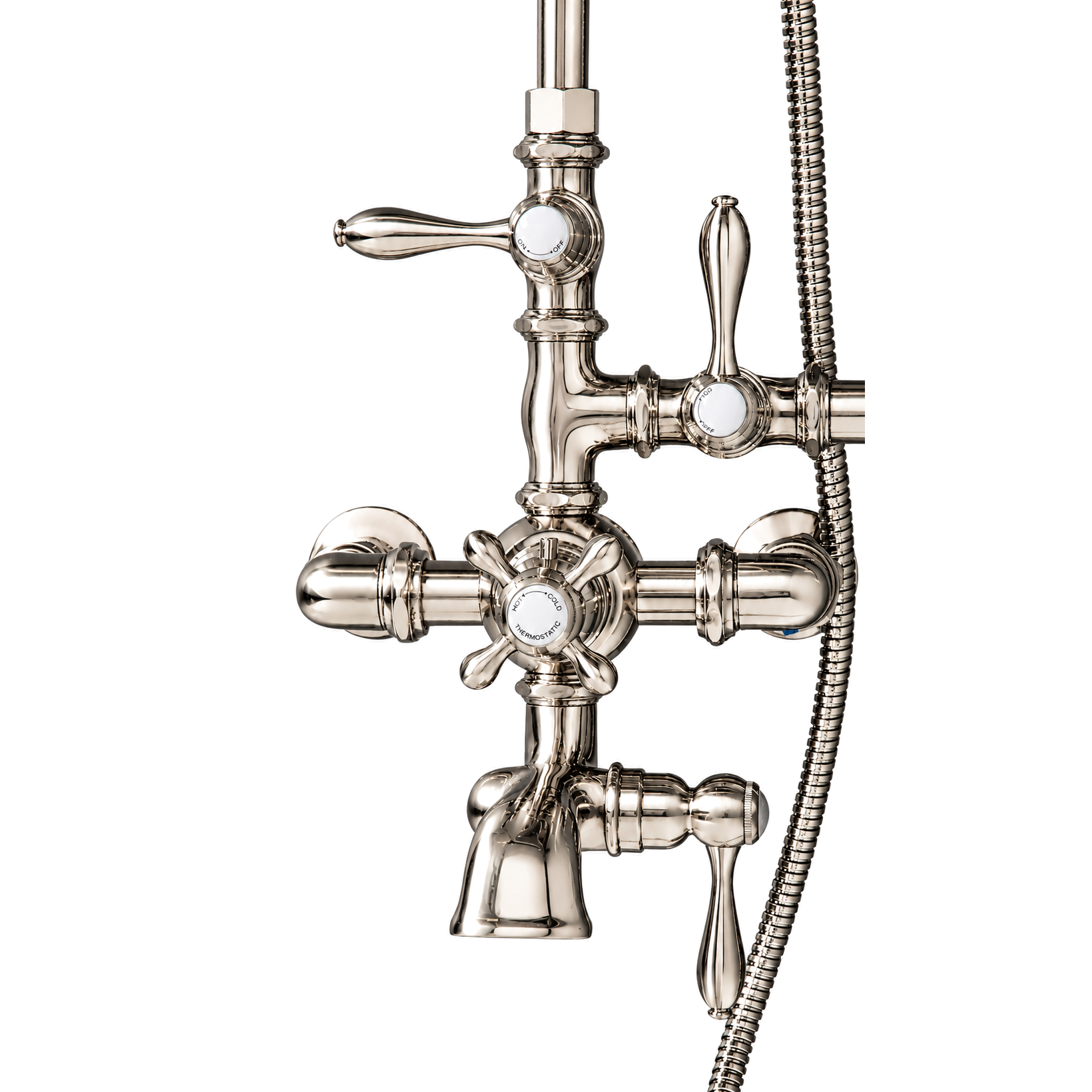 Exposed Thermostatic Shower System and Tub Filler P0963 | Strom Living - Showers