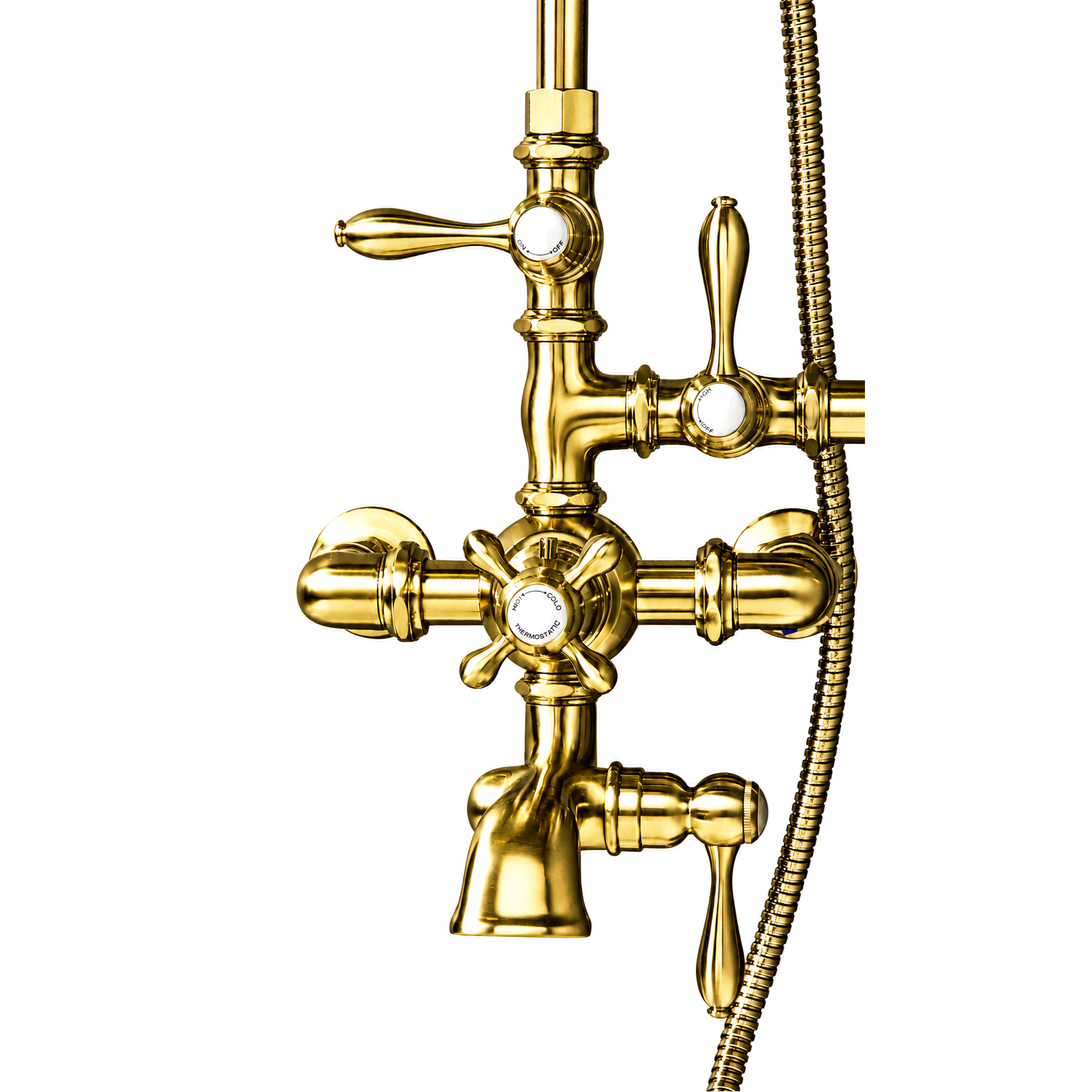 Exposed Thermostatic Tub & Shower System P0946 | Strom Living - Showers