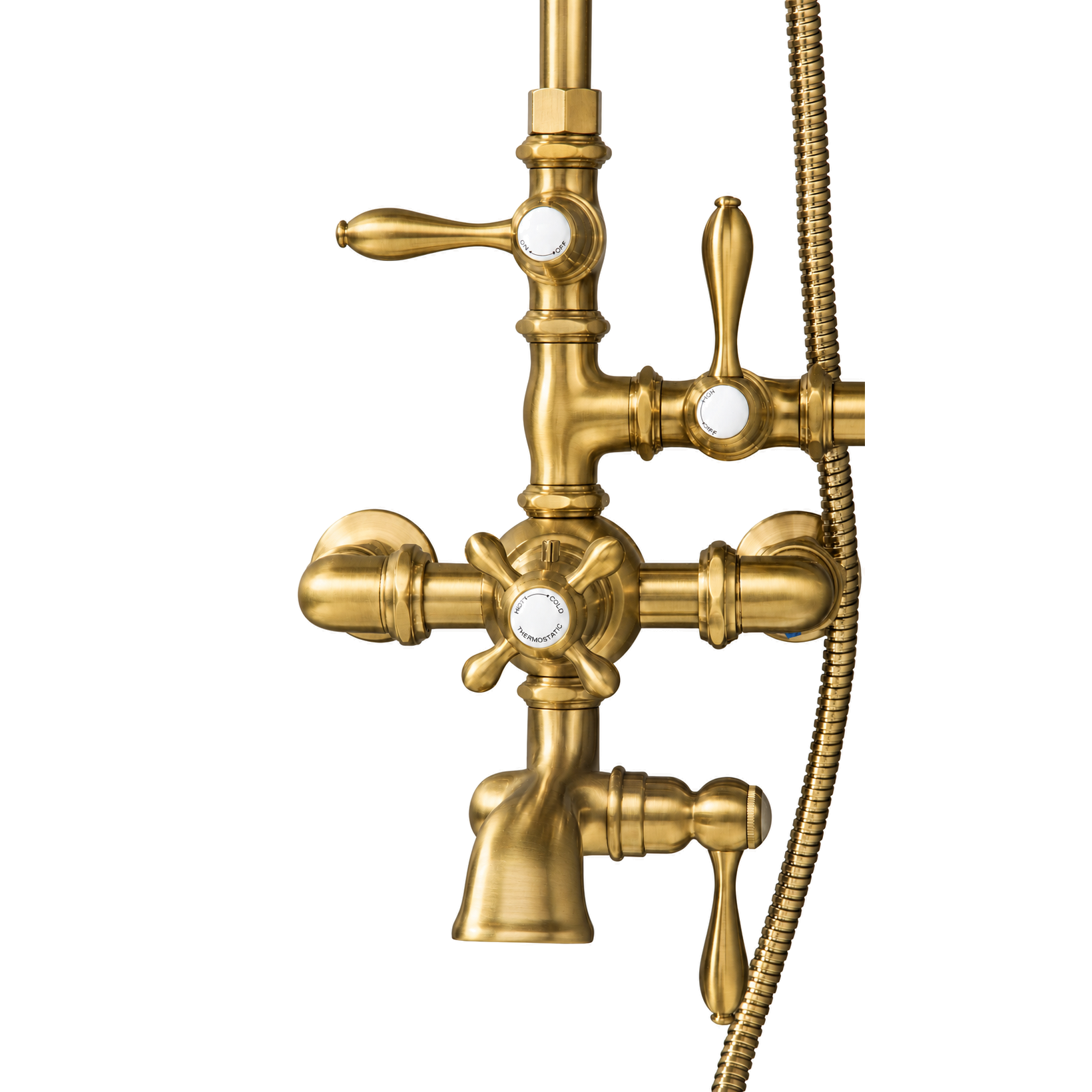 Exposed Thermostatic Tub & Shower System P0946 | Strom Living - Showers