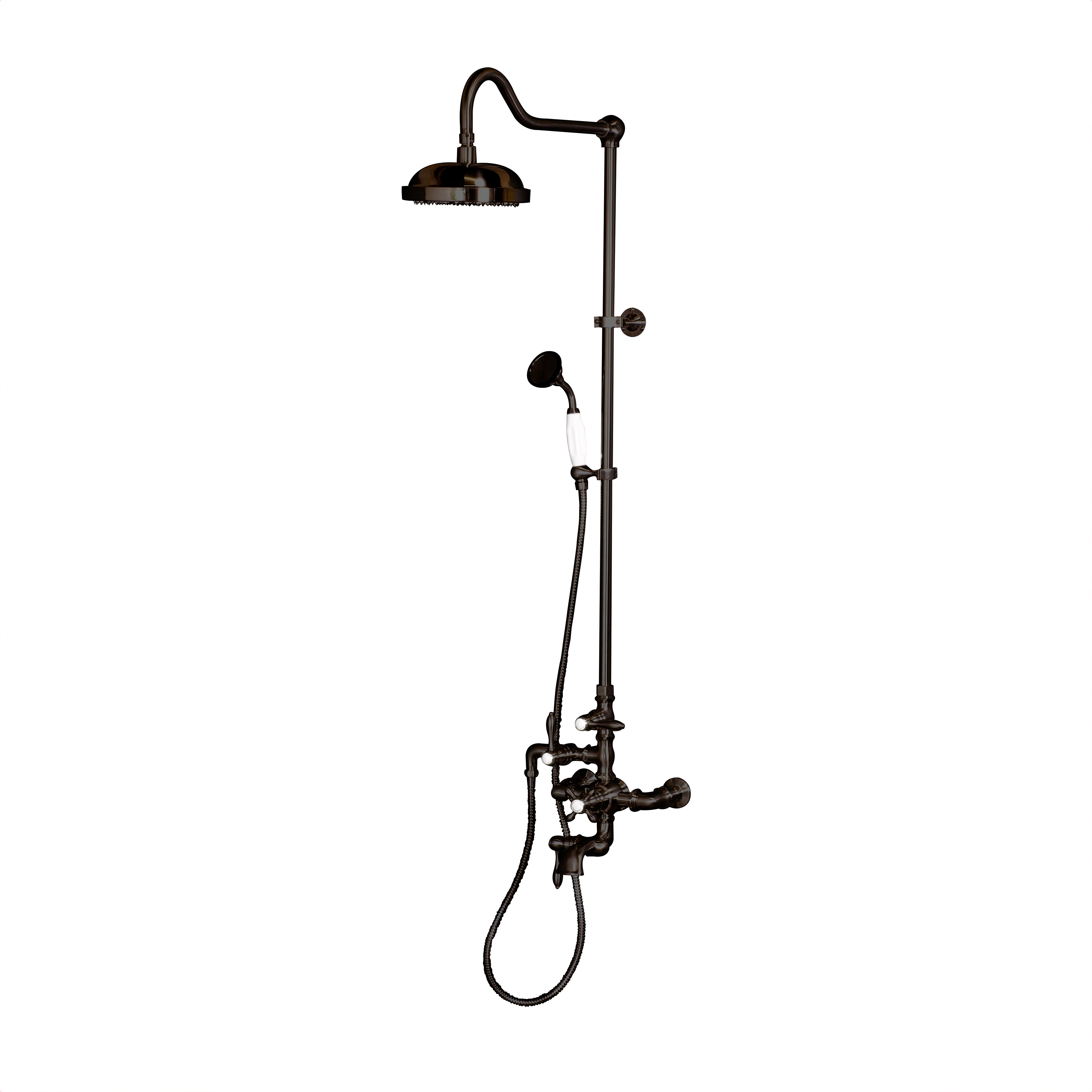 Exposed Thermostatic Tub & Shower System P0946 | Strom Living - Showers
