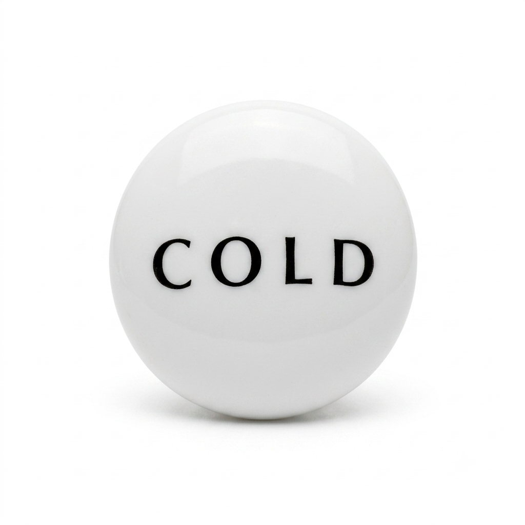 Porcelain Buttons P0932 | Strom Living P0955 COLD - Faucet Parts