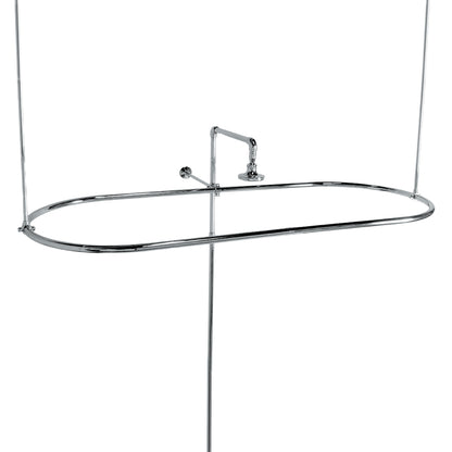 Strom Living Enclosure with Oval Shower, End Mount and 36" Braces