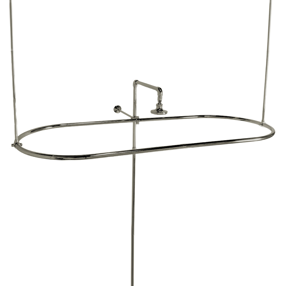 Strom Living Enclosure with Oval Shower, End Mount and 36" Braces