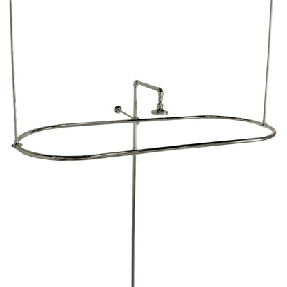 Strom Living Enclosure with Oval Shower, End Mount and 36" Braces