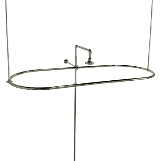 Strom Living Enclosure with Oval Shower, End Mount and 36" Braces