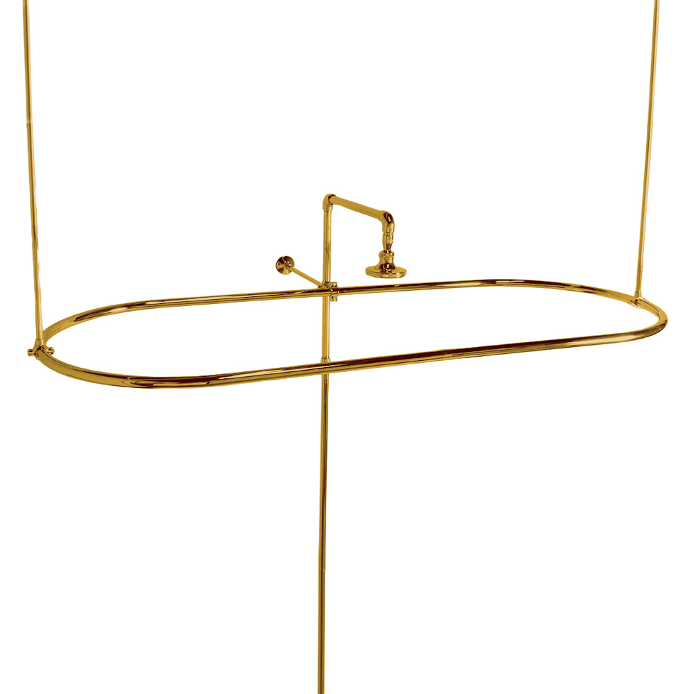 Strom Living Enclosure with Oval Shower, End Mount and 36" Braces
