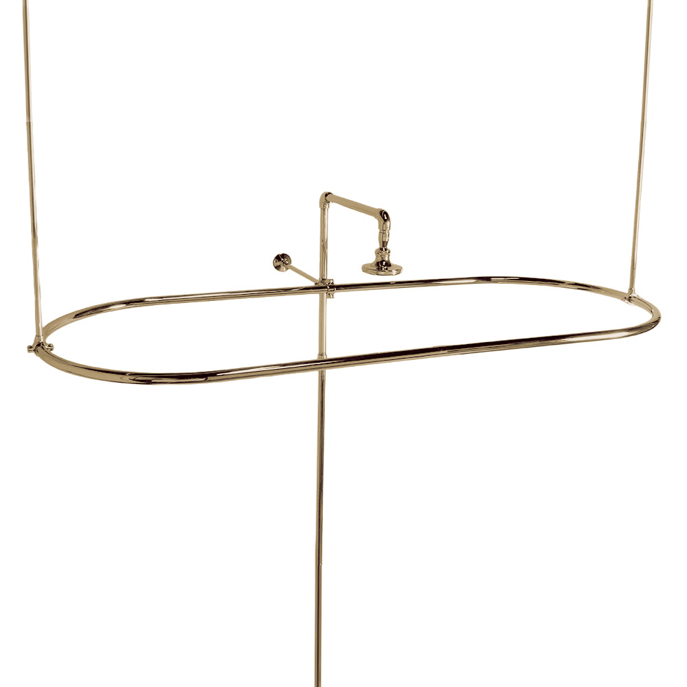 Strom Living Enclosure with Oval Shower, End Mount and 36" Braces