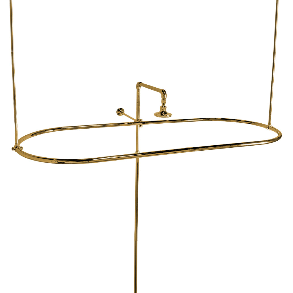 Strom Living Enclosure with Oval Shower, End Mount and 36" Braces