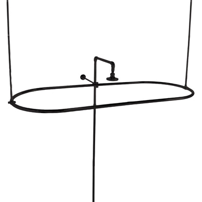 Strom Living Enclosure with Oval Shower, End Mount and 36" Braces