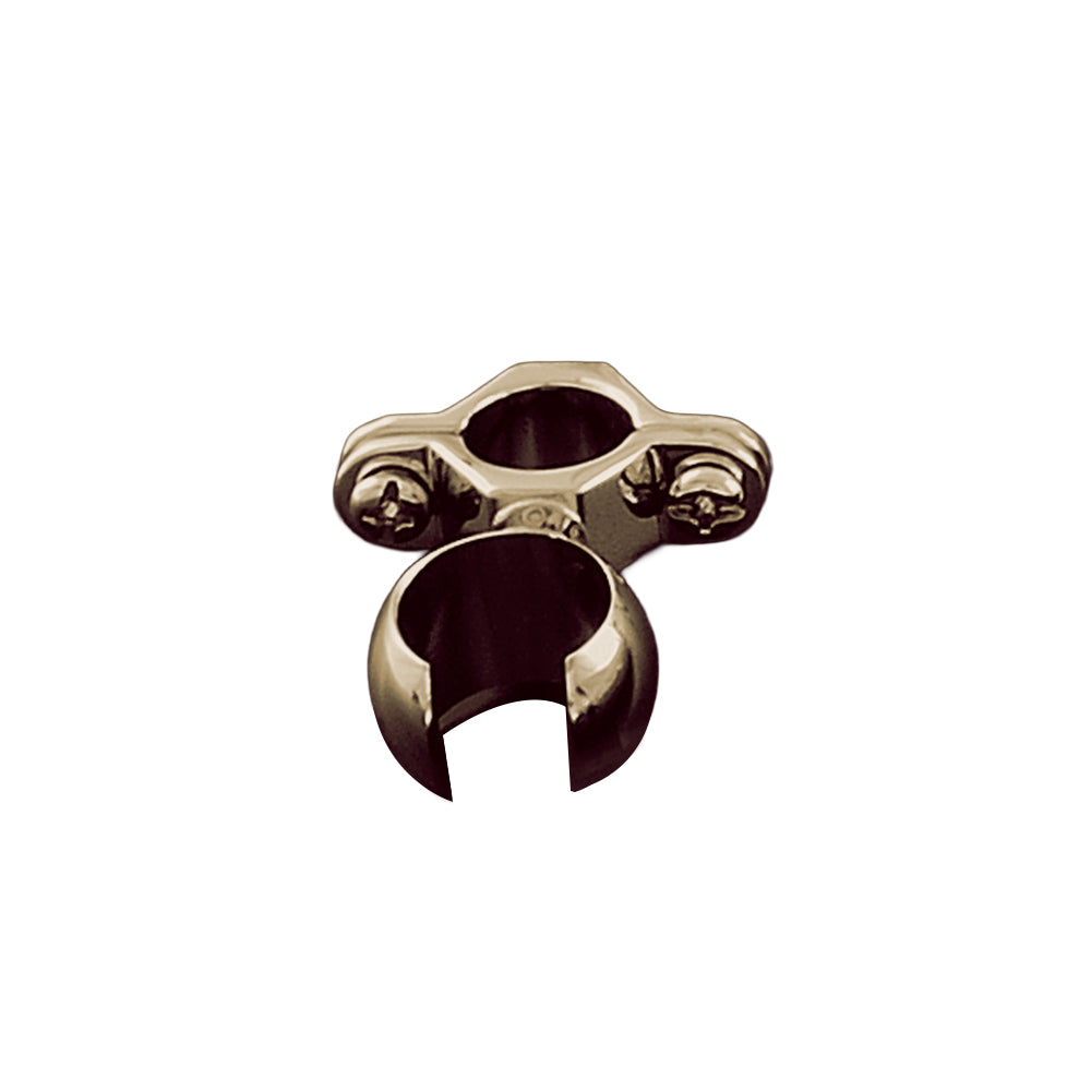 Strom Living Riser Bracket for Handheld Sprayer, Fits 3/4'' OD in Raw Brass