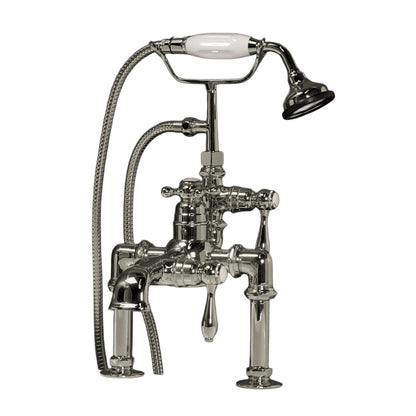 Strom Living Thermostatic Deck Mount Tub Faucet with Straight Spout and 7" center