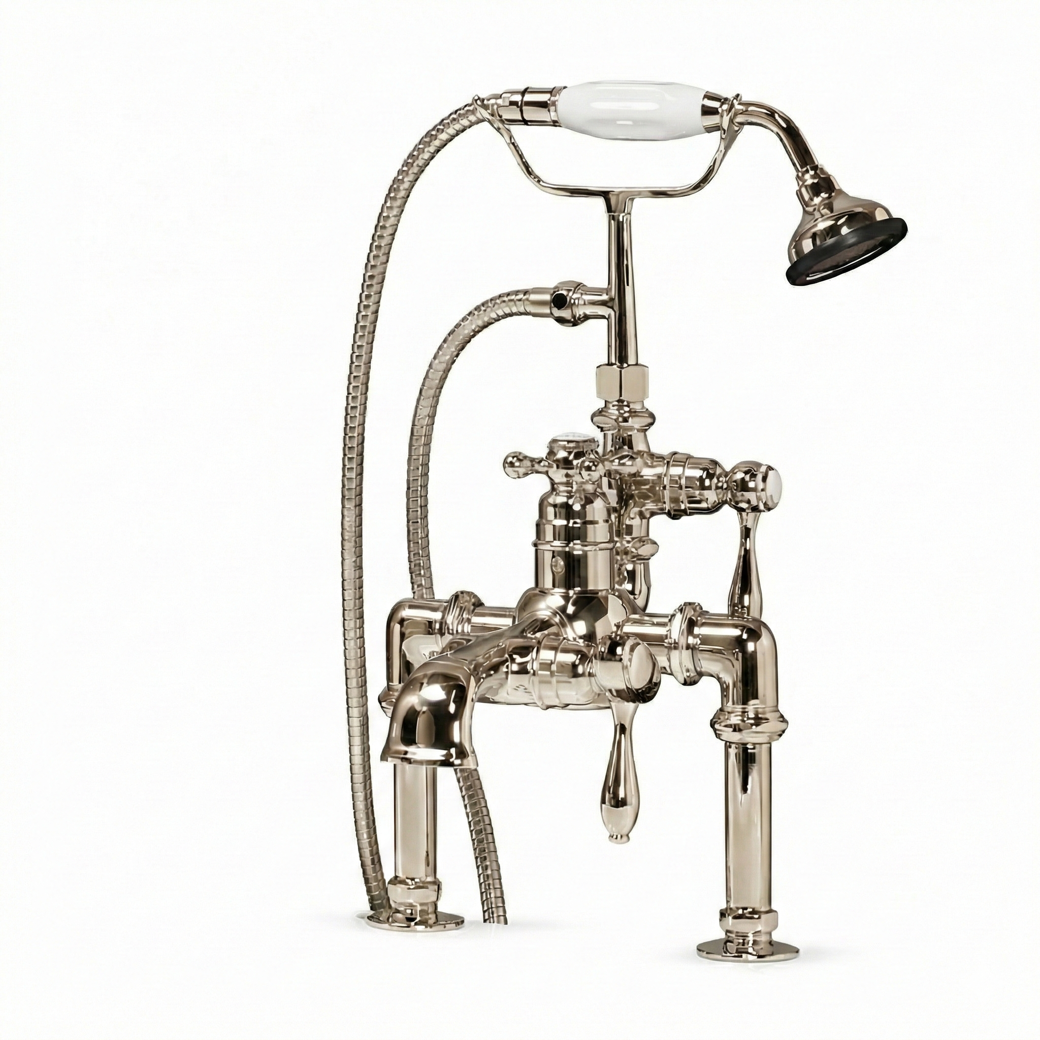 Thermostatic Deck Mount Tub Faucet P0969 | Strom Living Polished Nickel - Tub Fillers