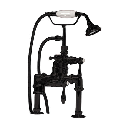Strom Living Thermostatic Deck Mount Tub Faucet with Straight Spout and 7" center