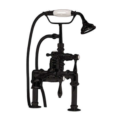 Strom Living Thermostatic Deck Mount Tub Faucet with Straight Spout and 7" center