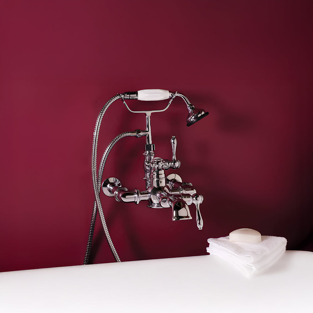 Thermostatic Wall Mount Tub Faucet w/ Handheld P0970 | Strom Living - Tub Fillers