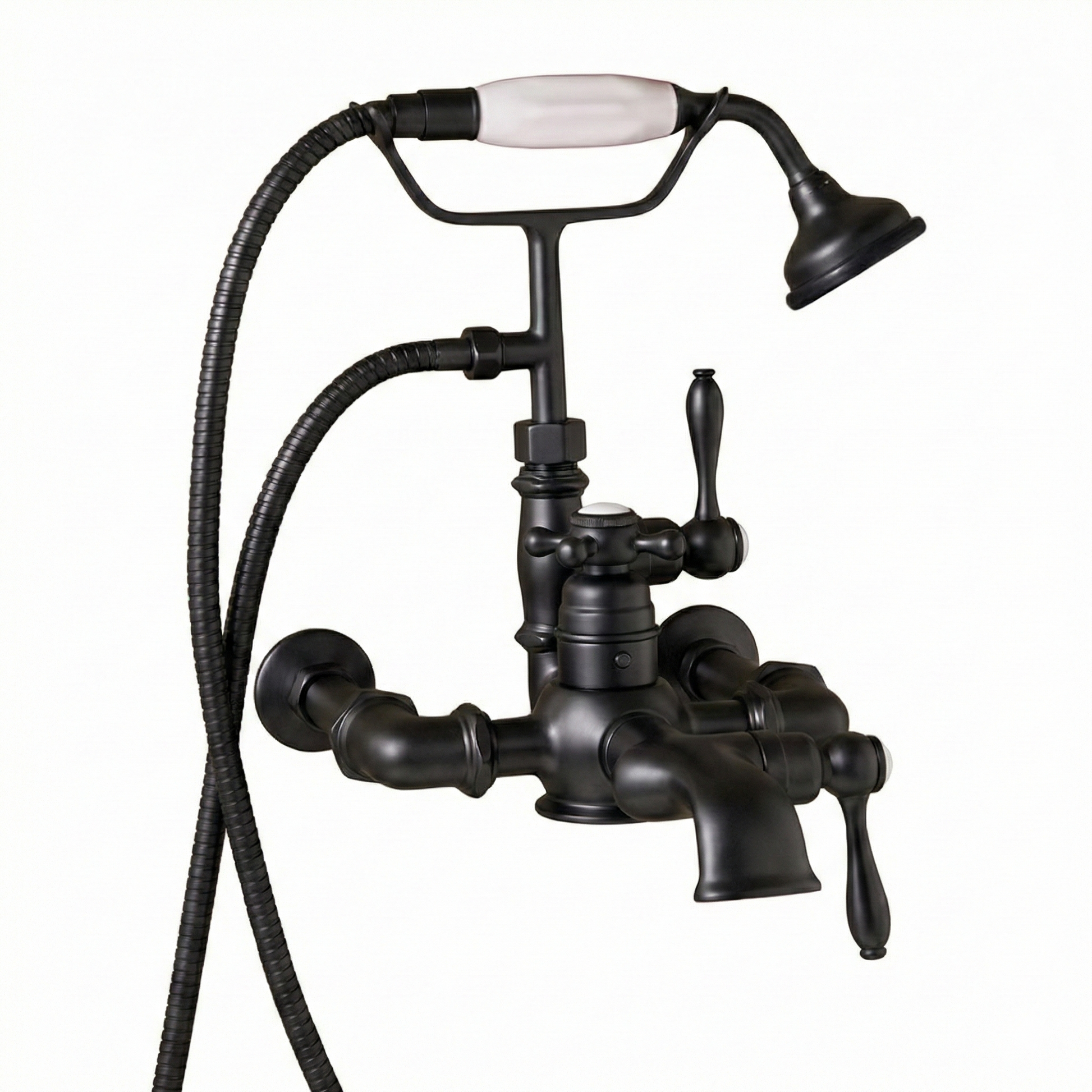 Thermostatic Wall Mount Tub Faucet w/ Handheld P0970 | Strom Living - Tub Fillers