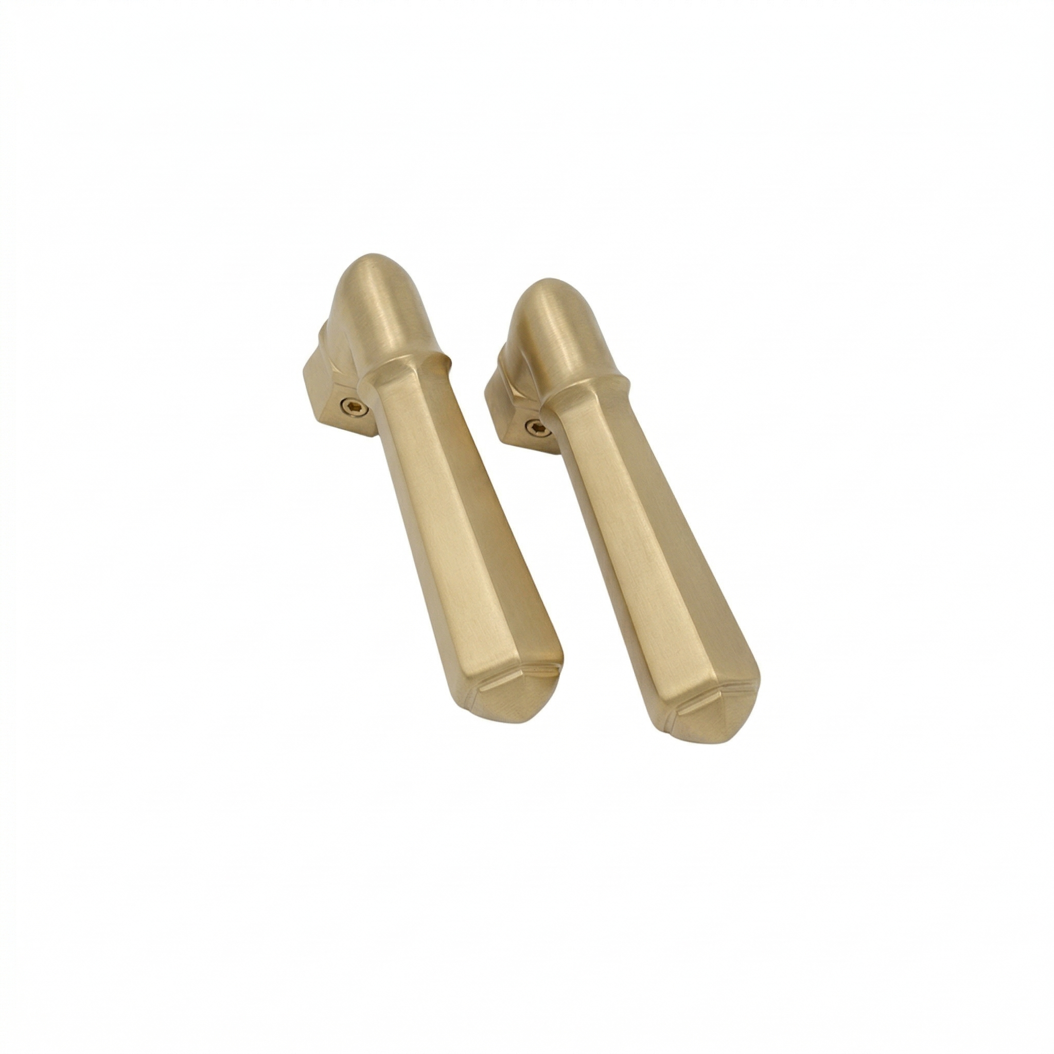 Strom Living P0980 Temperature Lever Handle with Brass Raw Brass - Faucet Parts